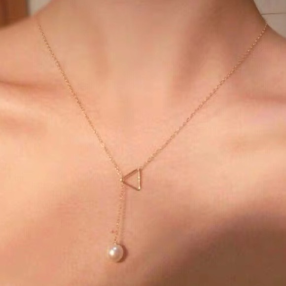 14K Gold Filled Freshwater Pearl Necklace - Picture 4 of 5